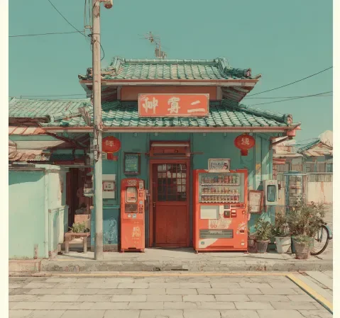旅行题材城市漫步频道画面
